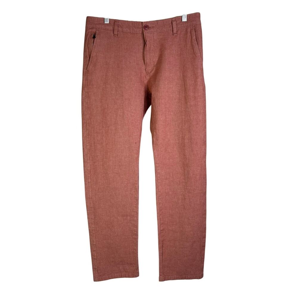 DOCKERS Ultimate Chino Pants‎ Men 32x32 Light Red Smart 360 Flex Straight Fit
